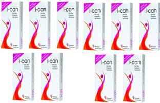 i-can (Discreet / Confidential Delivery)- Set of 10, Piramal's One Step Pregnancy Test Kit (10Tests) Digital Pregnancy Test Kit
