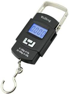 WeiHeng Portable Electronic Digital Lcd Screen Scale For Travel Luggage 50 kg Weighing Scale (Pack of 1) Weighing Scale