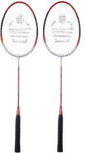 COSCO CB-85 (Pair) Red Strung Badminton Racquet