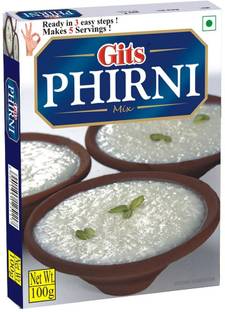 Gits Instant Phirni Dessert Mix, 100g (Pack of 2 include delivery charges By PadelaSuperStore) 100 g