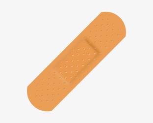 PMW Band-Aid Tape - Water Proof - 100 Strips Adhesive Band Aid