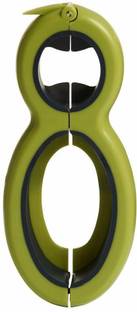 Cpixen MM-078 6-in-1 Multi Opener, Jar, Bottle, Can Opener, Bag Opener, Lid Twist Off, Soda Bottle Cap Opener, Helps Seniors Remove Lids Bottle Opener