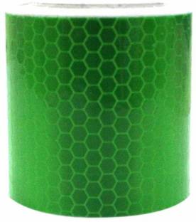 SYGA 3 Meter Reflective Warning Tape Sticker, High Visibility Safety Honeycomb Conspicuity Tapes 50 mm x 3 m Green Reflective Tape