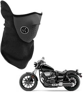 SPEEDZZ Black Bike Face Mask for Boys & Girls