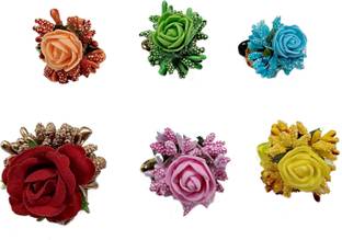 facet world hair rubber 08 Back Pin