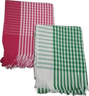 U P Khadi and Handloom Cotton 260 GSM Bath Towel