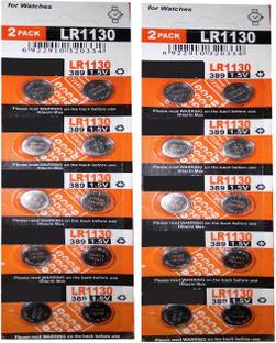 YTM 20 pcs LR1130 Li-ion Alkaline Battery (Non-Rechargeable) LR1130 Button Coin Cell Battery for Calculator Watch Electonic Devices  Camera Battery Charger