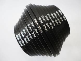 SHOPEE Lens Filter Step Up And Step Down Rings Set 16Pcs 49 mm-82 mm And 82 mm-49Mm As Hood Step Up Ring