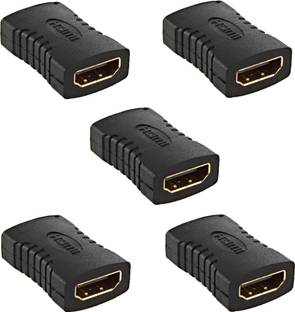 रिवर फॉक्स HDMI Female to Female Coupler Jointer Gender Changer (PACK OF 5) HDMI केबल