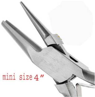 DIY Crafts 4" Plier Size Wire Looping, Pliers Concave And Round Nose Combination Screwdriver Set
