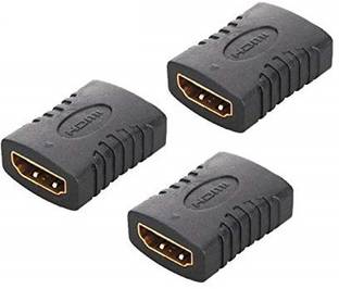 RIVER FOX HDMI Cable 0.1 m HDMI Female to Female Coupler Jointer Gender Changer (PACK OF 3)