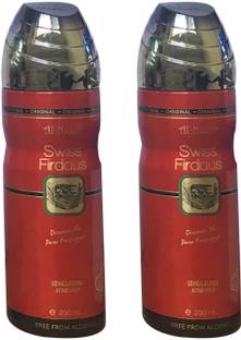 Al Nuaim SWISS FIRDAUS (PACK OF 2) Deodorant Spray  -  For Men & Women