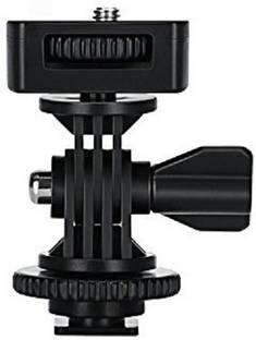 SHOPEE Adjustable Angle Pole Swivel Hot Shoe Mount 1/4" Screw Hot Shoe Mount Adapter for Mounting Video Camcorder Monitors Flash Shoe Adapter
