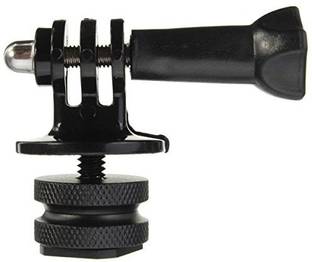 SHOPEE 1/4'' Hot Shoe Adapter +Tripod Mount +Screw for Sony Canon Nikon DSLR for Gopro 5/4/3+ SJCAM Xiaoyi Flash Shoe Adapter