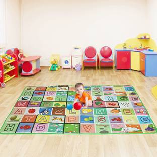 KUBER INDUSTRIES Microfiber Baby Play Mat