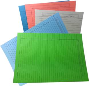 MAJESTIC BASKET High Quality SHEETS FOR PROJECT/ASSIGNMENT [5 Pack of 100 Sheets] Both Side Ruled Lines A4 100 gsm Multipurpose Paper
