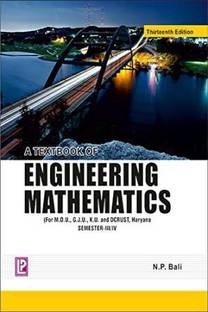 A Textbook of Engineering Mathematics Sem III (M. D. U, K. U. ,G. J. U. , Haryana)