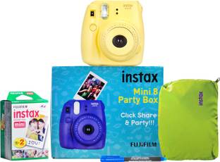 FUJIFILM Instax Mini 8 Party box Yellow Instant Camera
