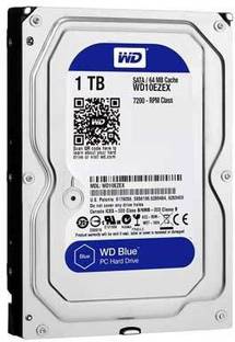 WD Caviar Blue 1 TB Desktop, All in One PC's Multicolor SATA Internal Hard Disk Drive (HDD) (WD10EZEX)