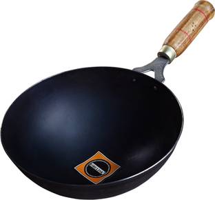 OBELISK iron wok Wok 3 L capacity 25 cm diameter