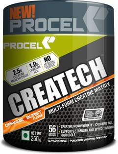 PROCEL CREATECH Multi-Form Creatine Matrix with Creatine HCL 56 Servings - Creatine