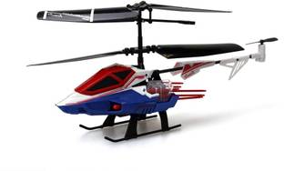 Silverlit Heli Sniper II Helicopter equiped with 3 Channel Control, Gyro Stabilizer, Digital propotional technology for a high precission speed control. With charger cum remote (Included). 8 missilies & Training Target included- Available in 2 Colors.
