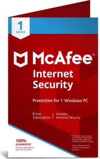 McAfee Internet Security 1.0 User 5 Years