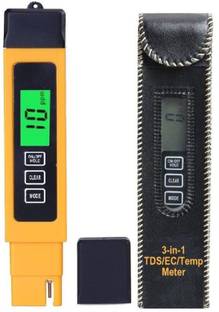 Inditrust Water Hardness Testing Kit: TDS+EC+TEMP Meter 3-in-1 Digital Water Purity Tester Portable Pen Type TDS (Total Dissolved Solids), EC (Electrical Conductivity) and Temperature Meter Digital TDS Meter