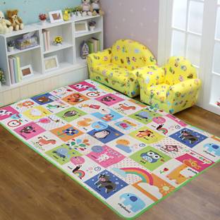 KUBER INDUSTRIES Microfiber Baby Play Mat
