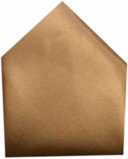 Qtsy Solid Satin Blend Pocket Square