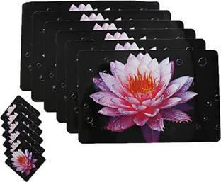 Dakshya Industries Rectangular Pack of 6 Table Placemat