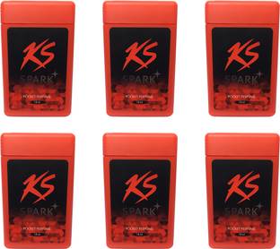 Kamasutra SPARK POCKET PERFUME ( PACK OF 6) Pocket Perfume  -  For Men & Women