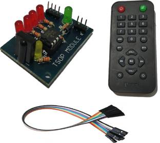 Embeddinator Wireless TSOP Module (4-Bit Module) With IR Remote For Raspberry Pi, Arduino, DSP, AVR, PIC, 8051 Electronic Components Electronic Hobby Kit