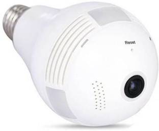 V380 Wireless Panoramic 360° Bulb IP Camera ,1.3MP, Fisheye Vision, Remote Monitoring LED Bulb Home Security Camera