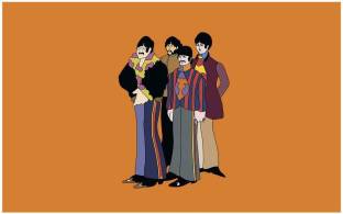 The Beatles Poster | beatles posters | beatles music poster | beatles musical band poster Paper Print