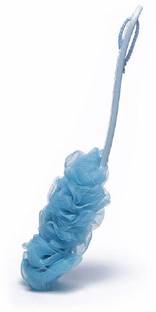 Futurekart Soft brush handle bath brush bathing body cleansing unisex beauty bath accessories sponge back brush bath ball (Random Color)