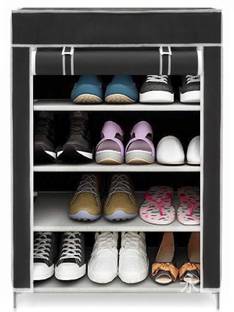 CMerchants 4L-MODEL-SHOE-STAND-G Metal Collapsible Shoe Stand