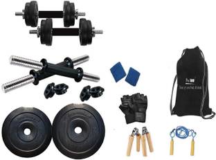 Protoner 10kg Adjustable Dumbbells with String Bag Adjustable Dumbbell
