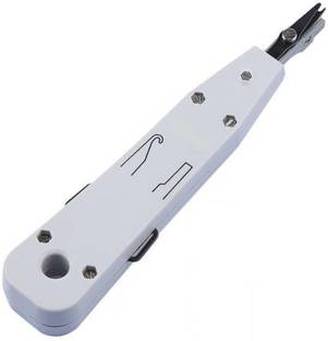 Inditrust Dream KD-1 Professional Telecom Phone Cable Ethernet Network Patch Panel Faceplate Punch Tool CAT5 CAT6 (1PCS) with Battery Manual Crimper