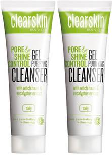 AVON Clearskin Pore & Shine Control Gel Cleanser (set of 2 of 125 ml each) Face Wash