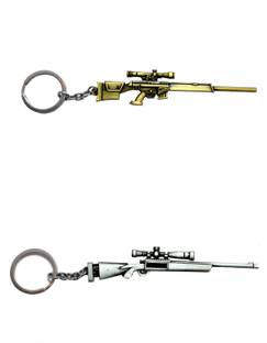Student Monk Best Quality Stylish PubG Scar-L and M24 Guns Combo Pack of 2 Key Chain