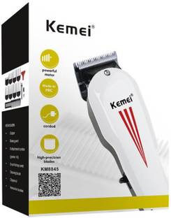 Kemei Heavy KM-8845 Professional Beard hair clipper beard electric razor electric hair trimmer powerful hair shaving corded machine hair cutting Trimmer Corded Trimmer Trimmer 40 min  Runtime 4 Length Settings