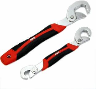 BEGMY Auto Adjustable Universal Quick Snap N Grip Multi Wrench Spanner Set Tools Snap And Grip Double Sided Speed Wrench