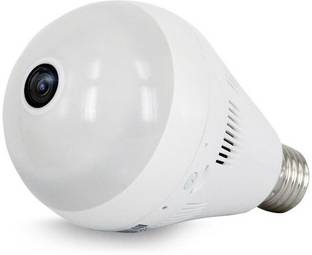 V380 720P Bulb Shape Fisheye 360° Panoramic Wifi Camera with SD Card Slot Security Camera