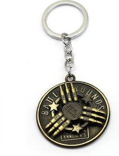 NeoTask PUBG PLAYERUNKNOWN'S BATTLEGROUNDS Revolving | Rotating Game Gun Bullets Gamer Metal Key Chain