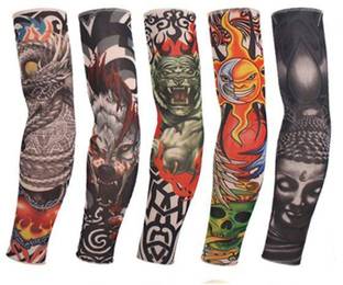 Navkar Crafts Tattoo-Sleeves -Pack-of-5 Nylon Arm Warmer
