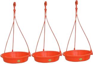 Vreeny Sparrow Water Feeder & Bird Feeder Round Plastic Pet Bowl