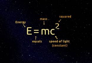 Einstein formula mathematics Wall Poster Print on Art Paper 13x19 Inches Paper Print