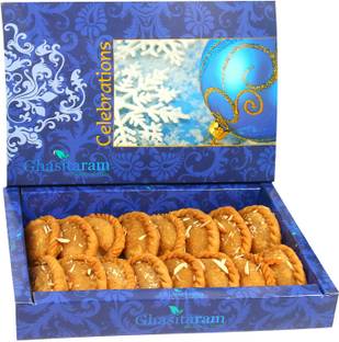 Ghasitaram Gifts Sweets-Kaju Gujiya 400 gms Box