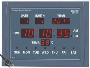 AJANTA Digital 29.8 cm X 3.2 cm Wall Clock